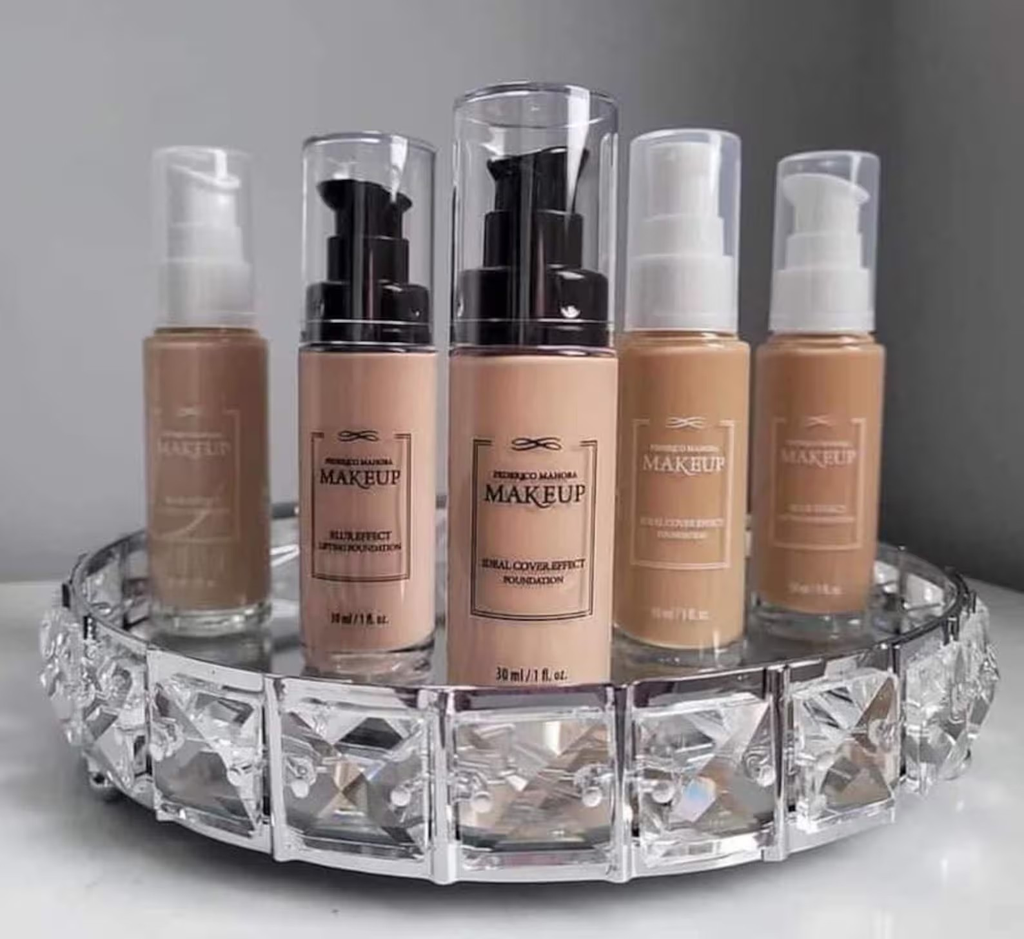 FM foundations 6 colours to chose from, face foundation, make up products