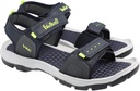 Walkaroo Men's Blue Green Outdoor Sandals